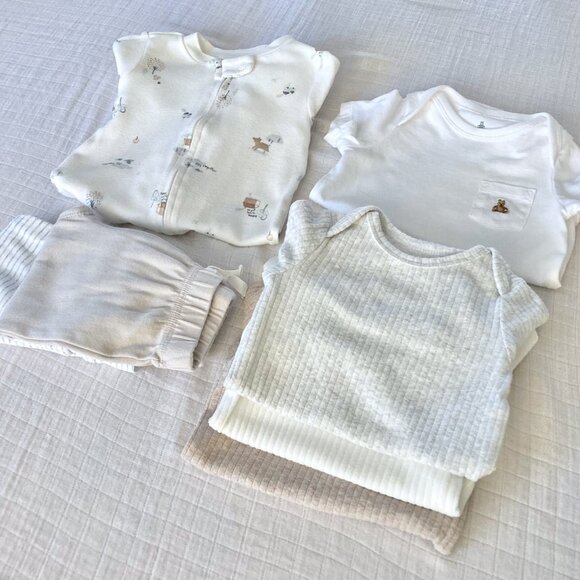 Baby Neutral Bundle 3-6M Carter's/Gap - Picture 1 of 15